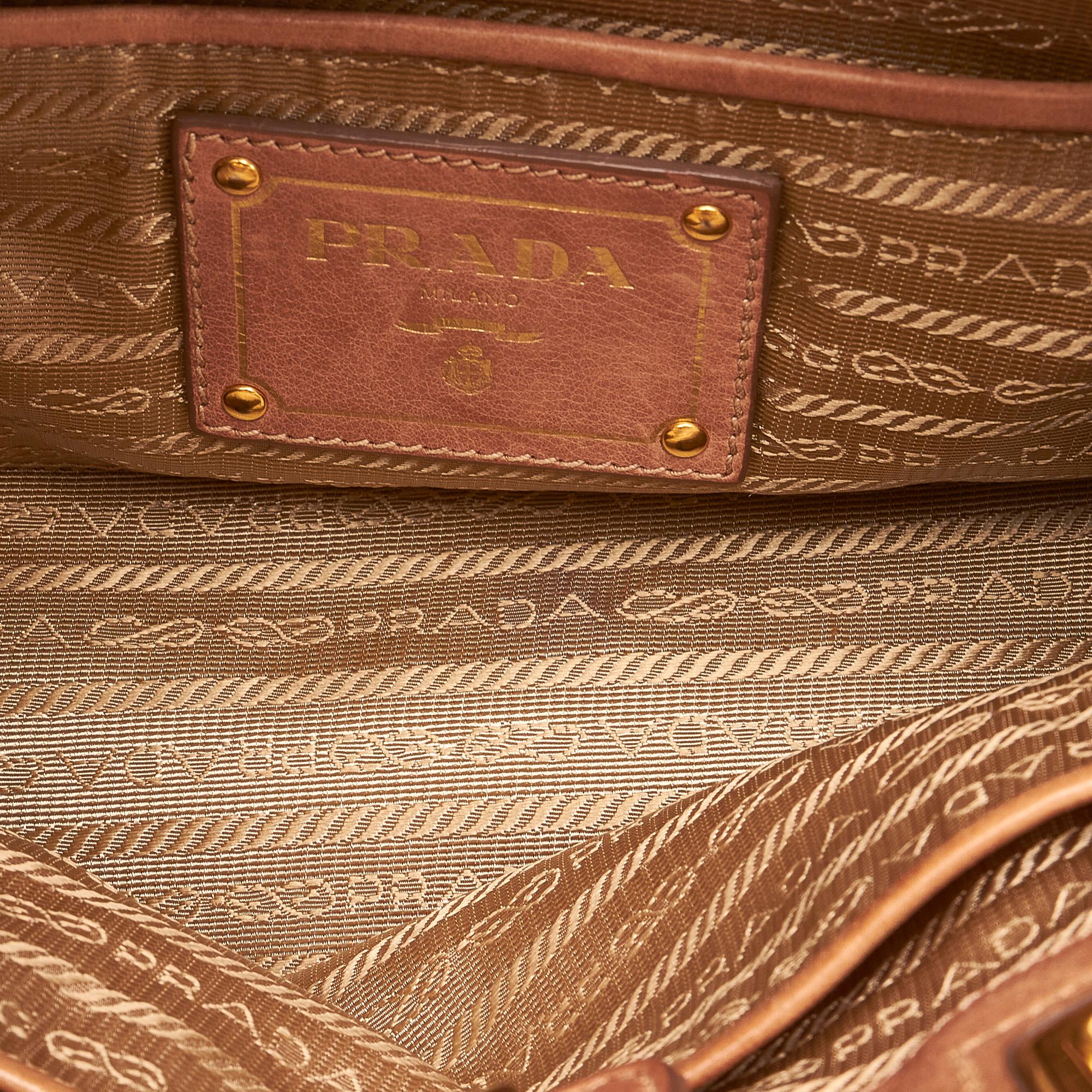 Prada Vitello Shine Satchel (SHG-27313)