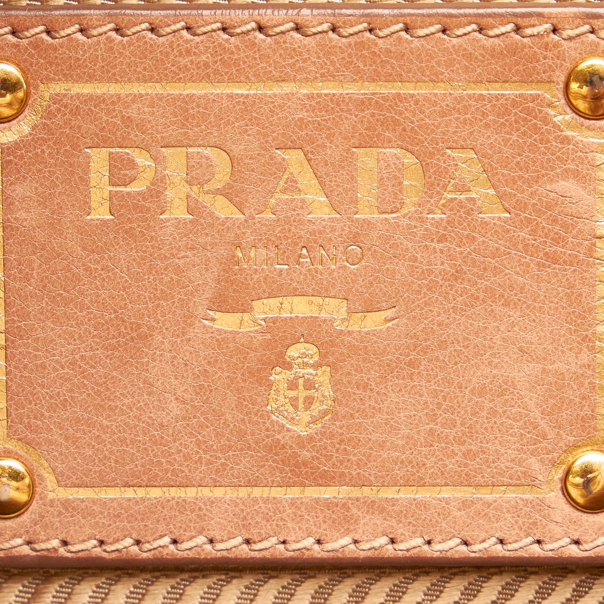 Prada Vitello Shine Satchel (SHG-27313)