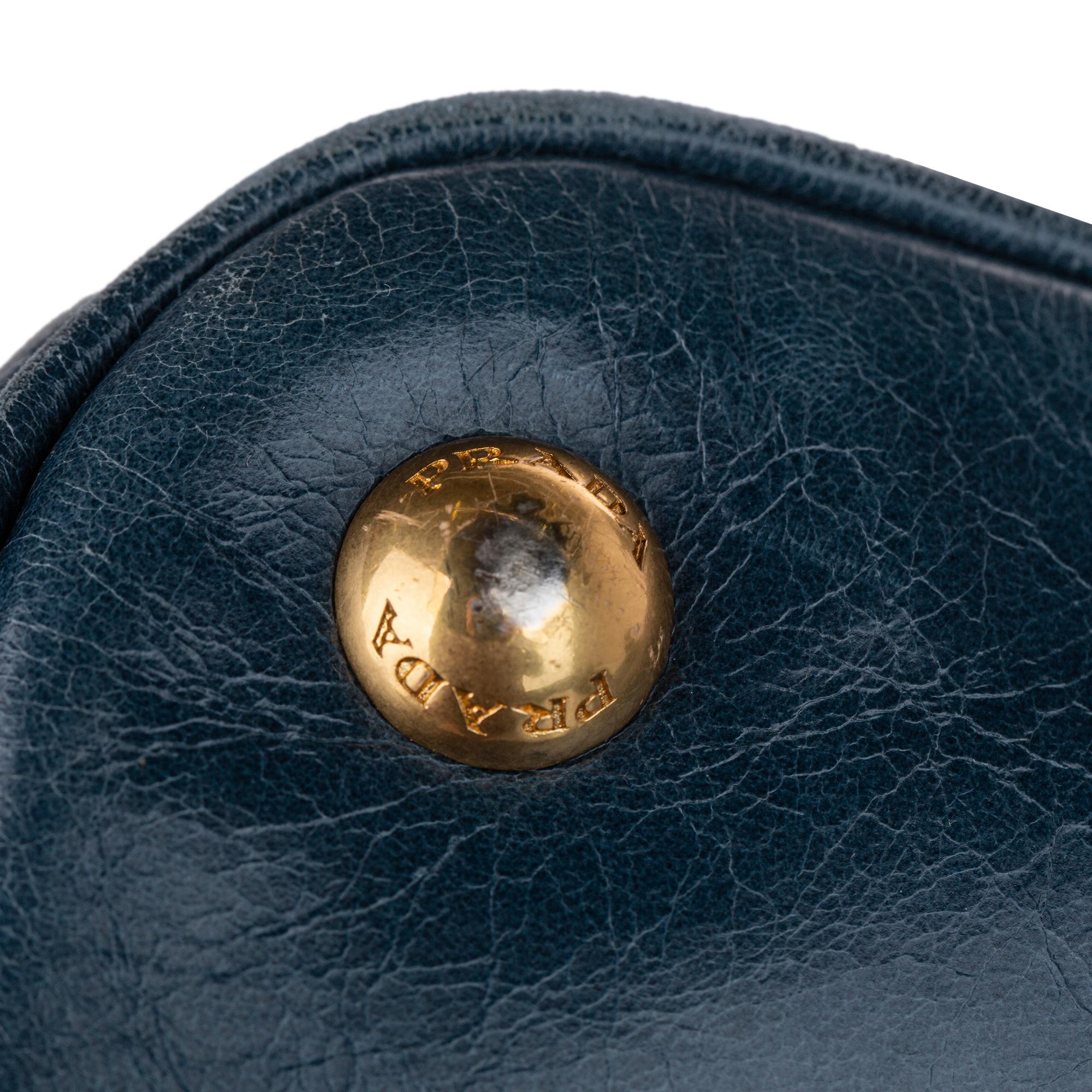 Prada Vitello Shine Satchel (SHG-27604)