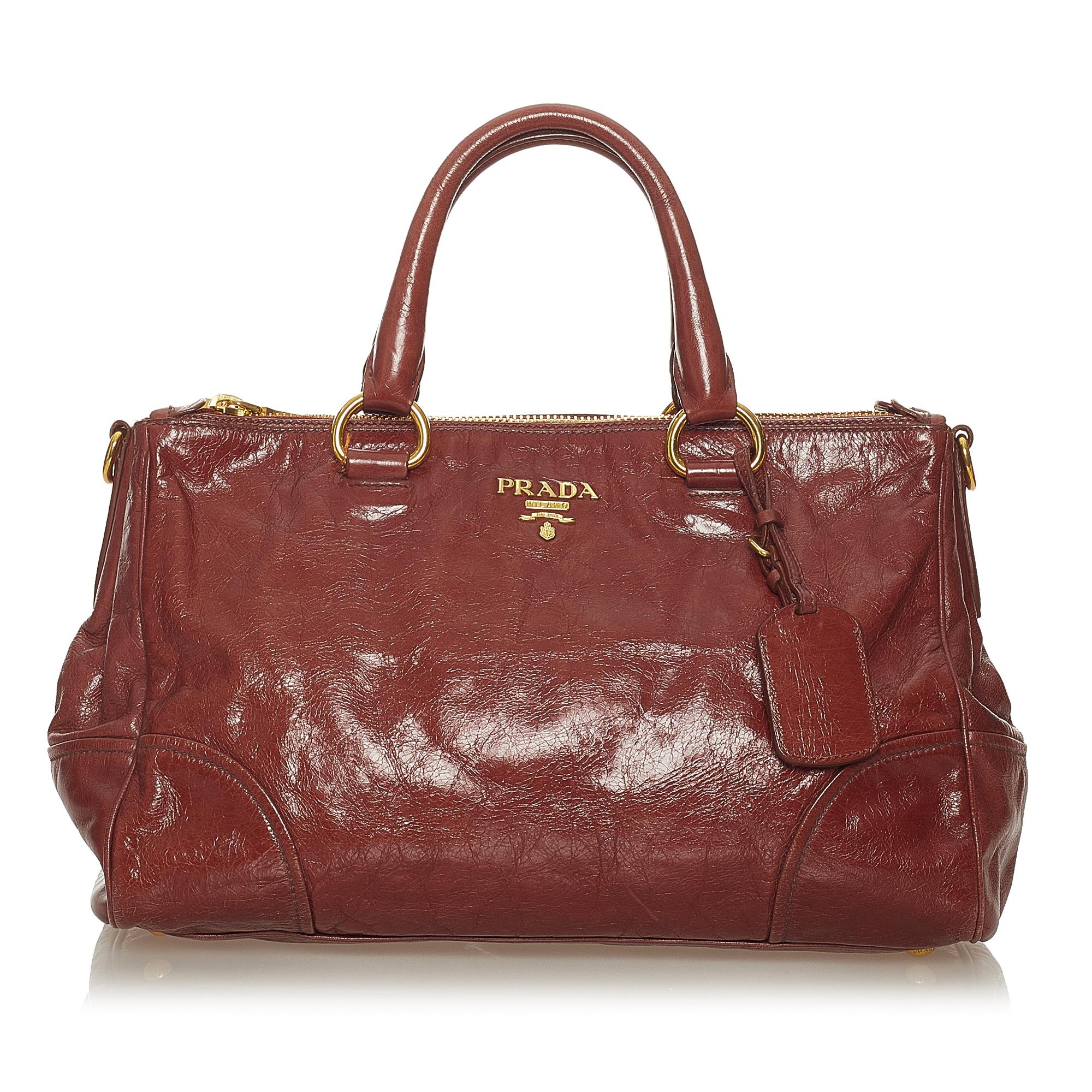 Prada Vitello Shine Satchel (SHG-27630)