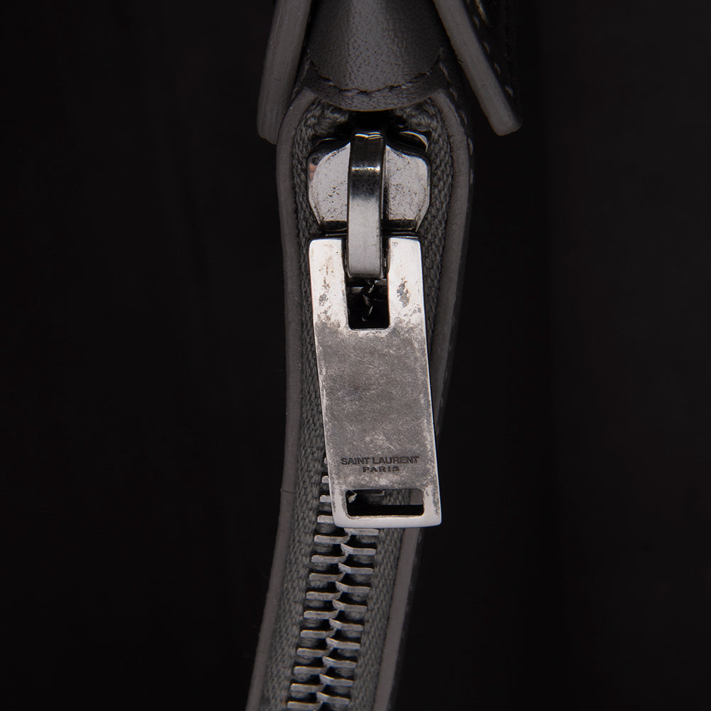 Saint Laurent Calfskin Amber Medium Tote (SHF-12534)