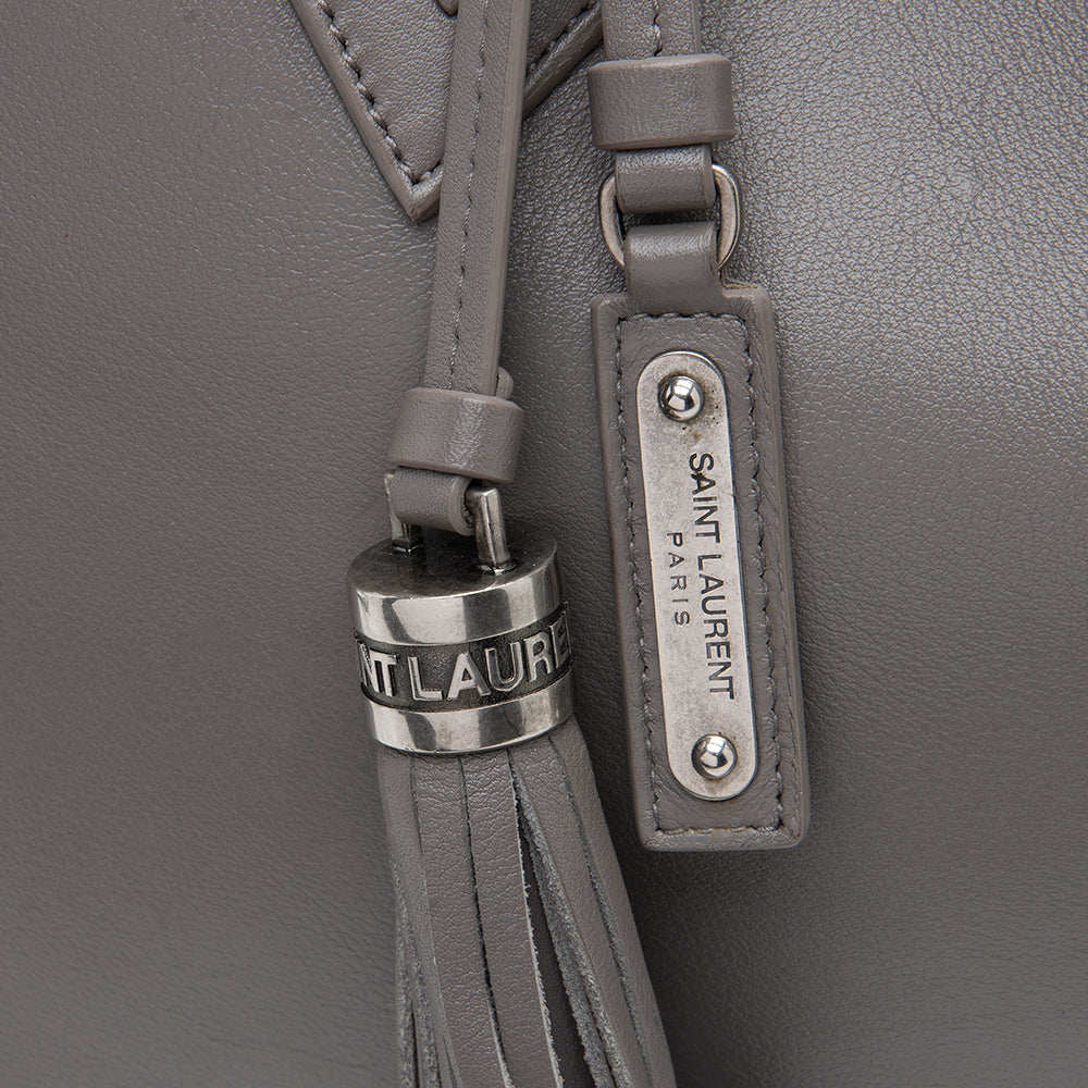 Saint Laurent Calfskin Amber Medium Tote (SHF-12534)