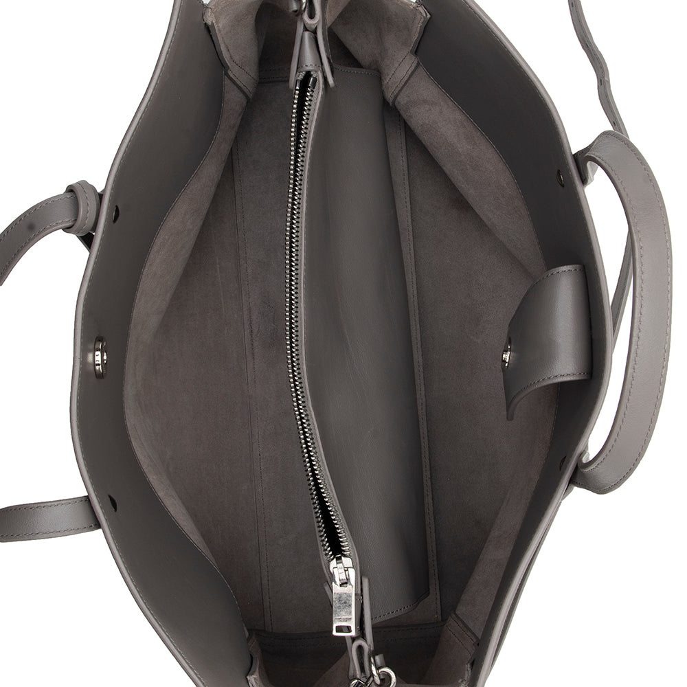 Saint Laurent Calfskin Amber Medium Tote (SHF-12534)