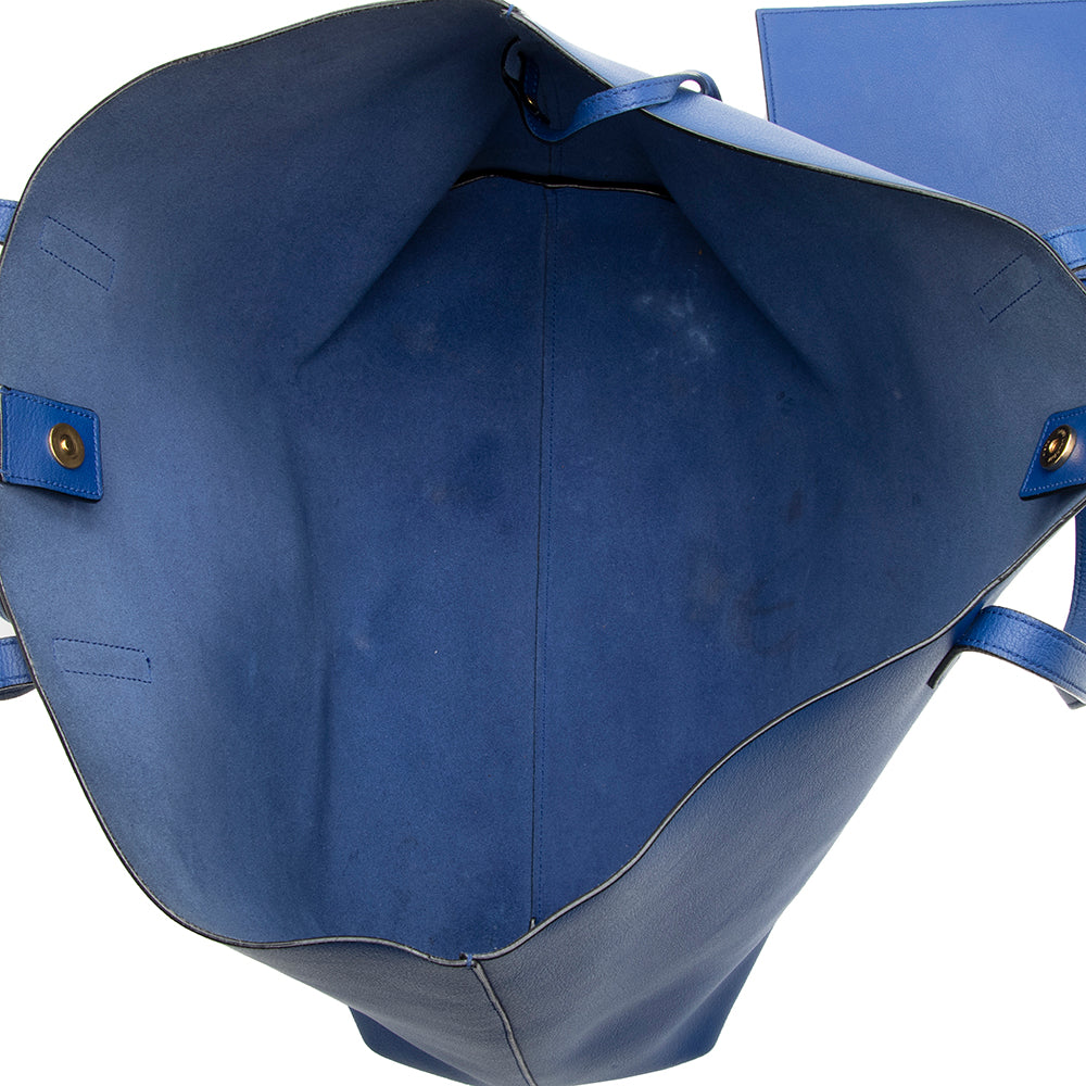 Saint Laurent Calfskin Large Shopping Tote (SHF-20468)