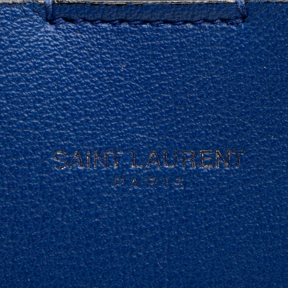 Saint Laurent Calfskin Large Shopping Tote (SHF-20468)