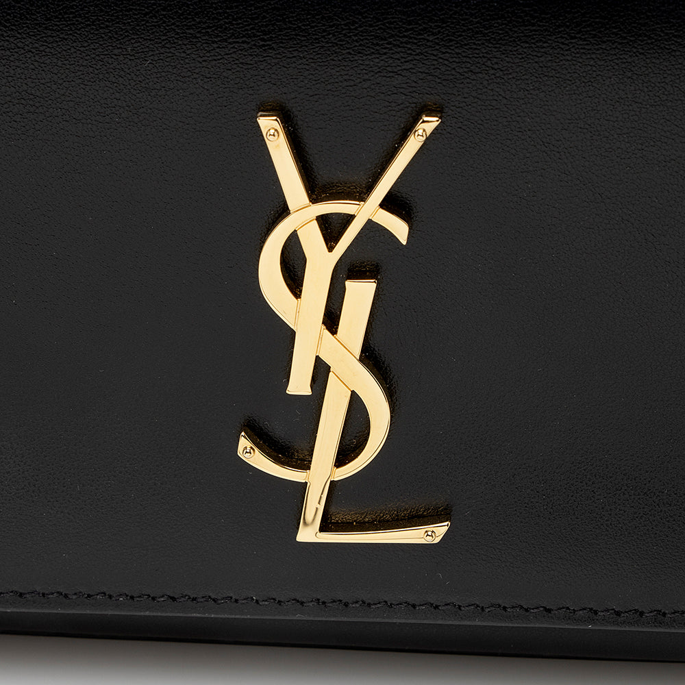 Saint Laurent Calfskin Monogram Kate Belt Bag (SHF-21829)
