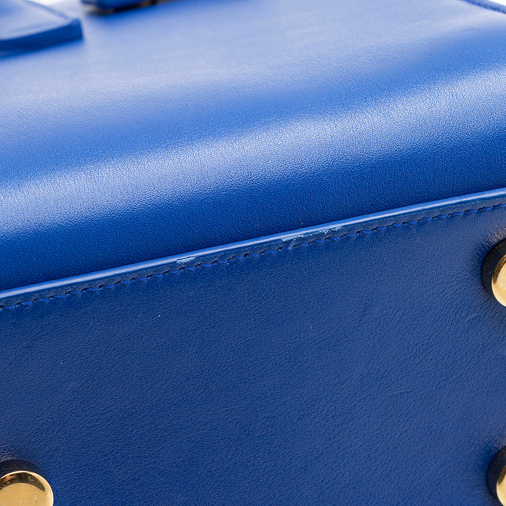 Saint Laurent Calfskin Sac De Jour Nano Tote (SHF-17972)