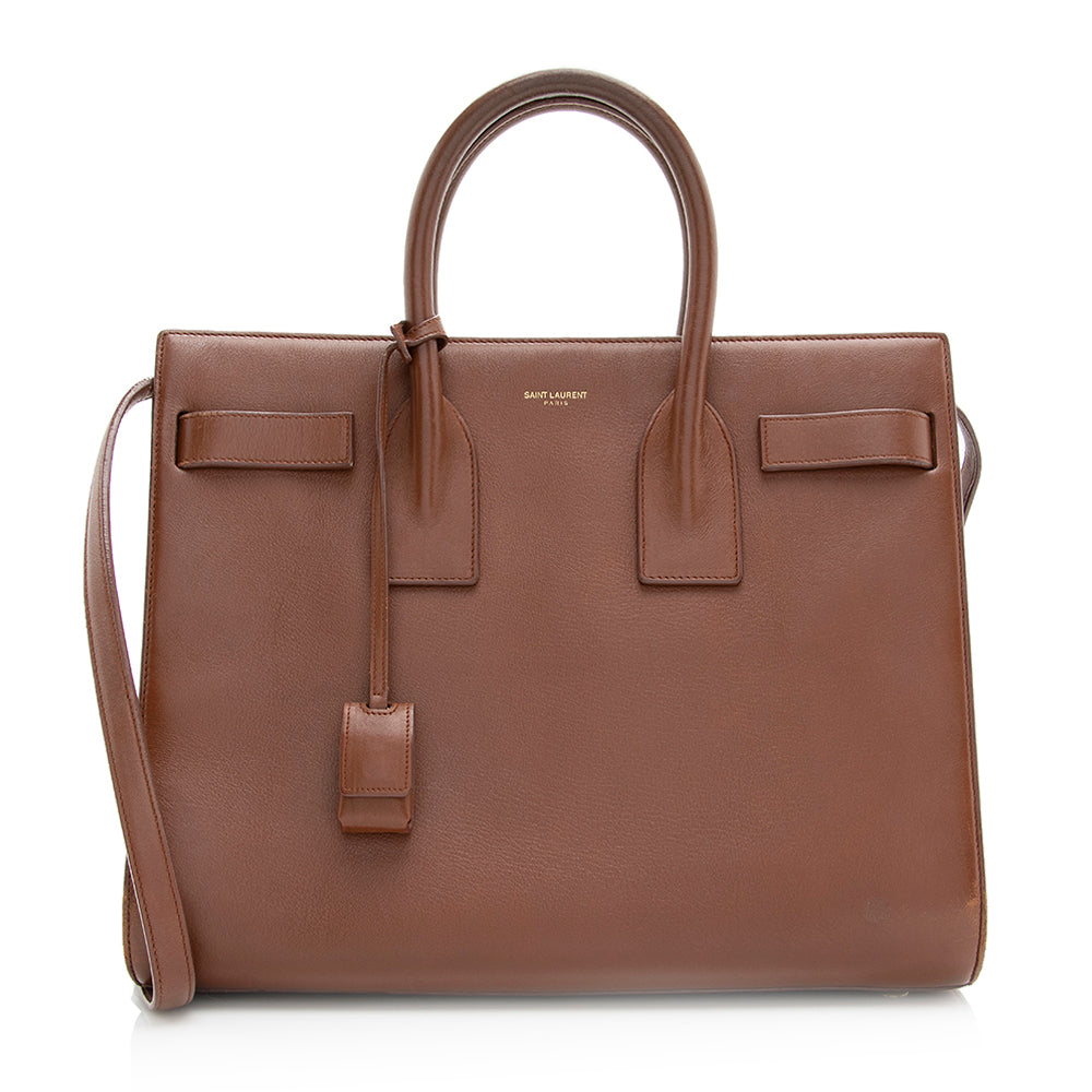 Saint Laurent Calfskin Sac De Jour Small Tote - FINAL SALE (SHF-20569)