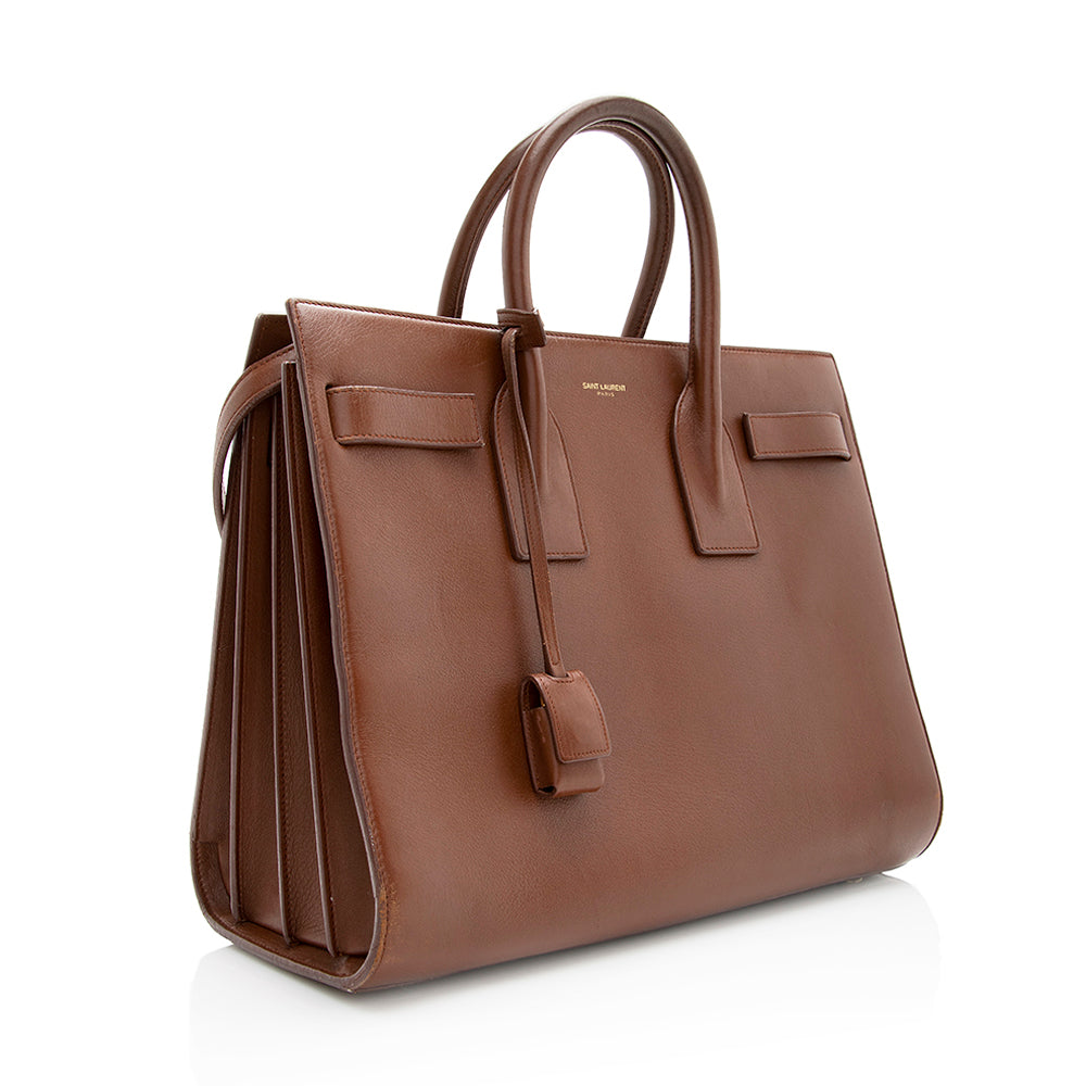 Saint Laurent Calfskin Sac De Jour Small Tote - FINAL SALE (SHF-20569)