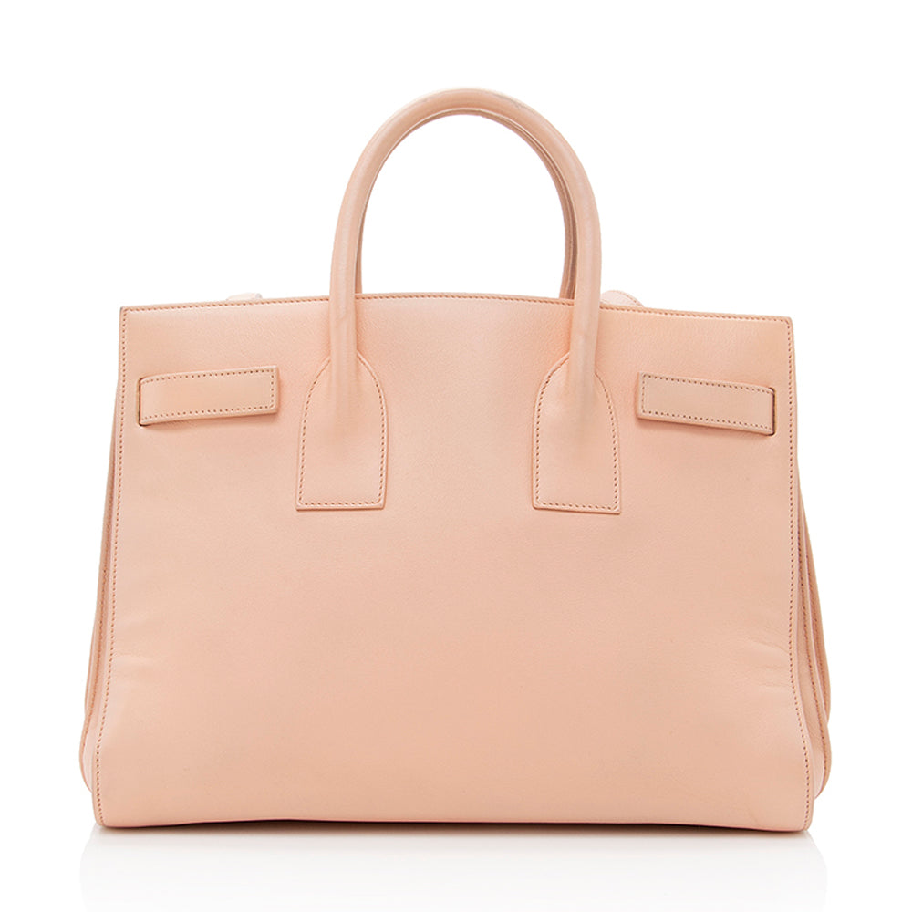 Saint Laurent Calfskin Sac De Jour Small Tote (SHF-19182)