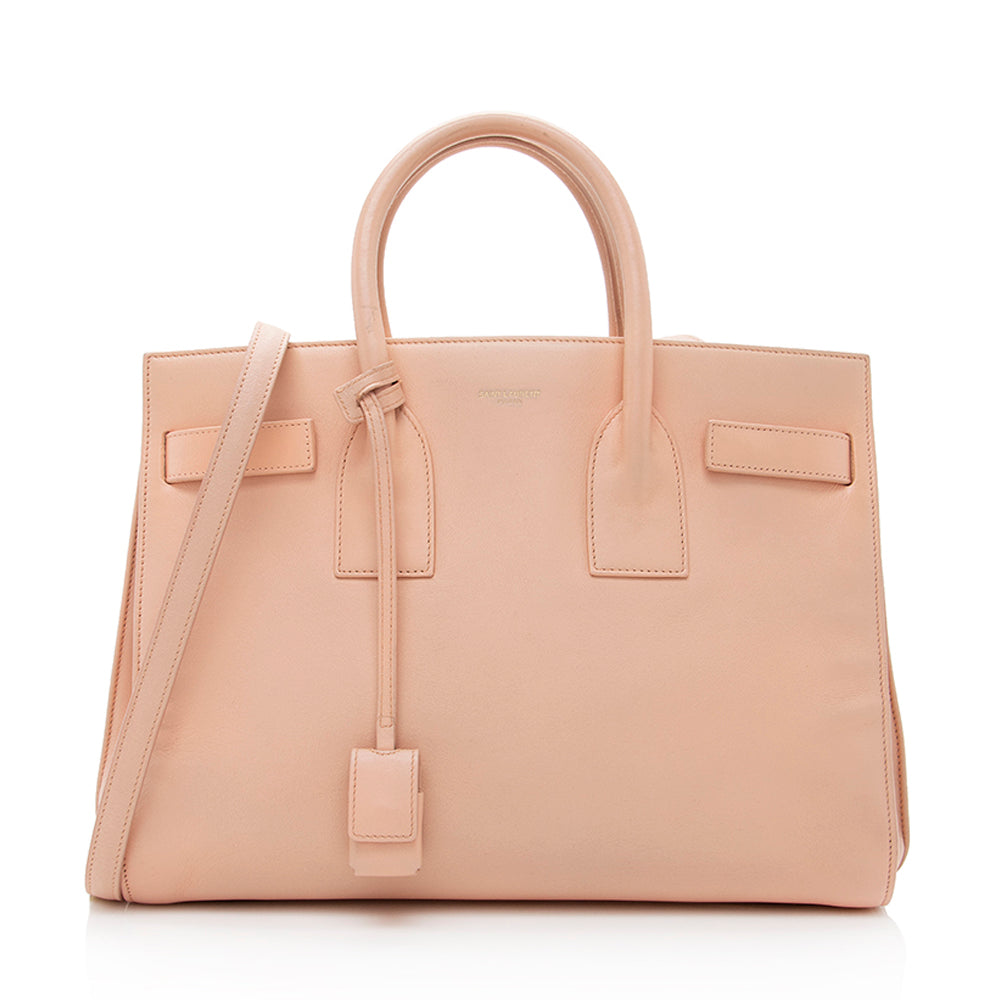 Saint Laurent Calfskin Sac De Jour Small Tote (SHF-19182)