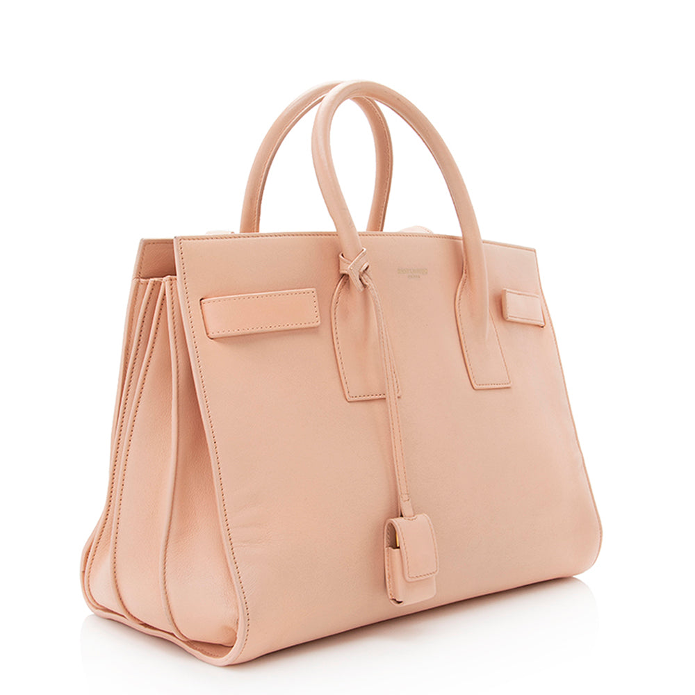 Saint Laurent Calfskin Sac De Jour Small Tote (SHF-19182)