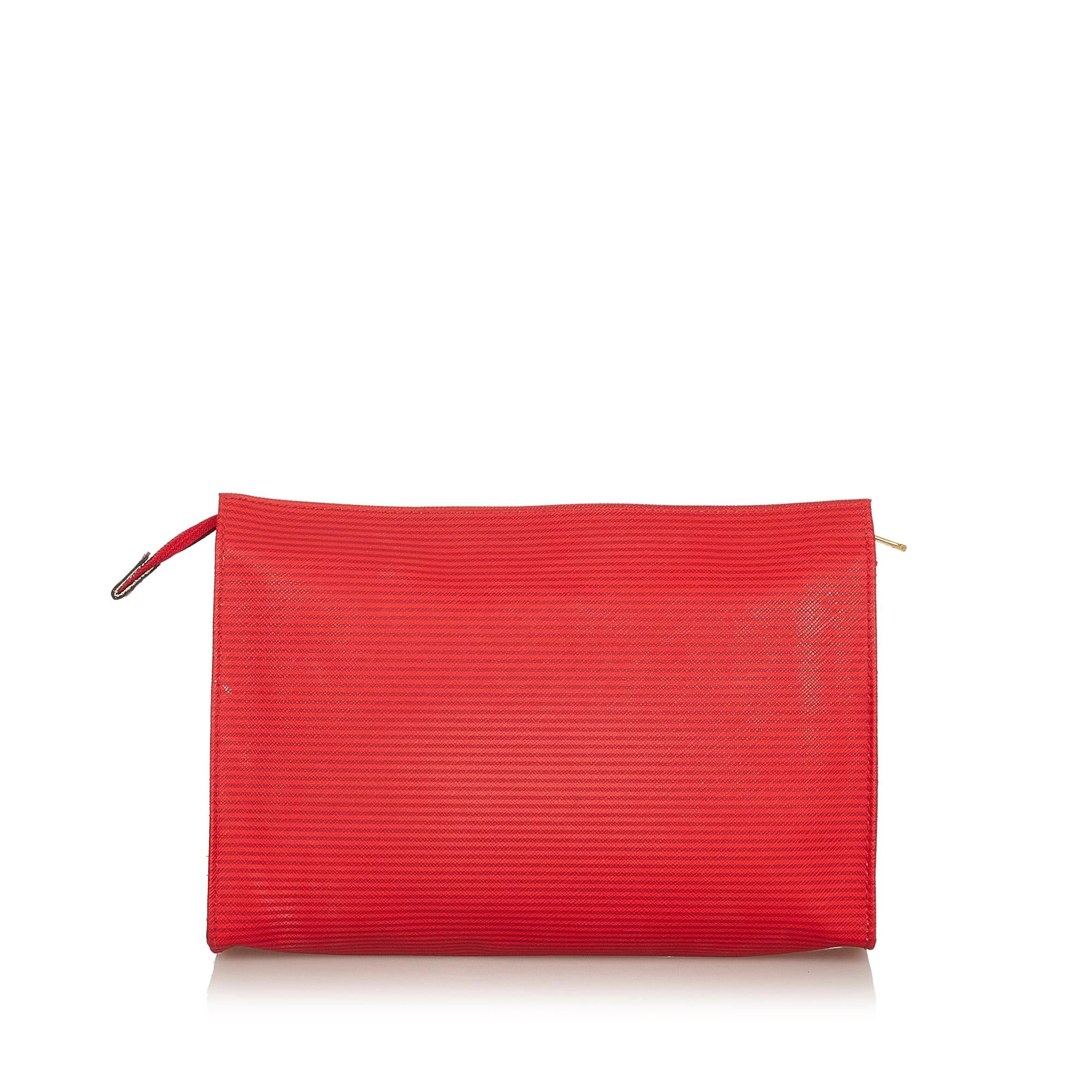 Saint Laurent Canvas Clutch Bag (SHG-26355)