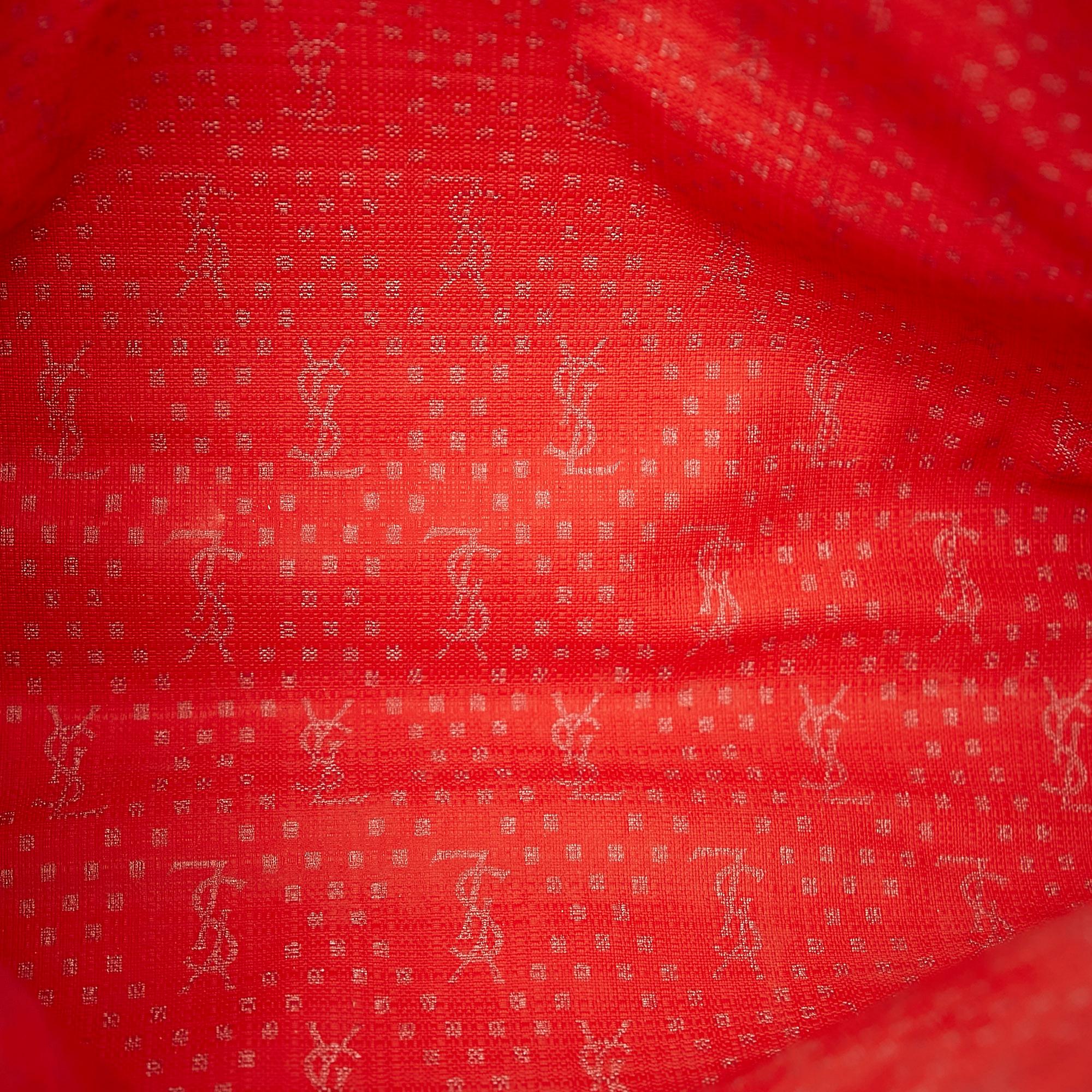 Saint Laurent Canvas Clutch Bag (SHG-26355)