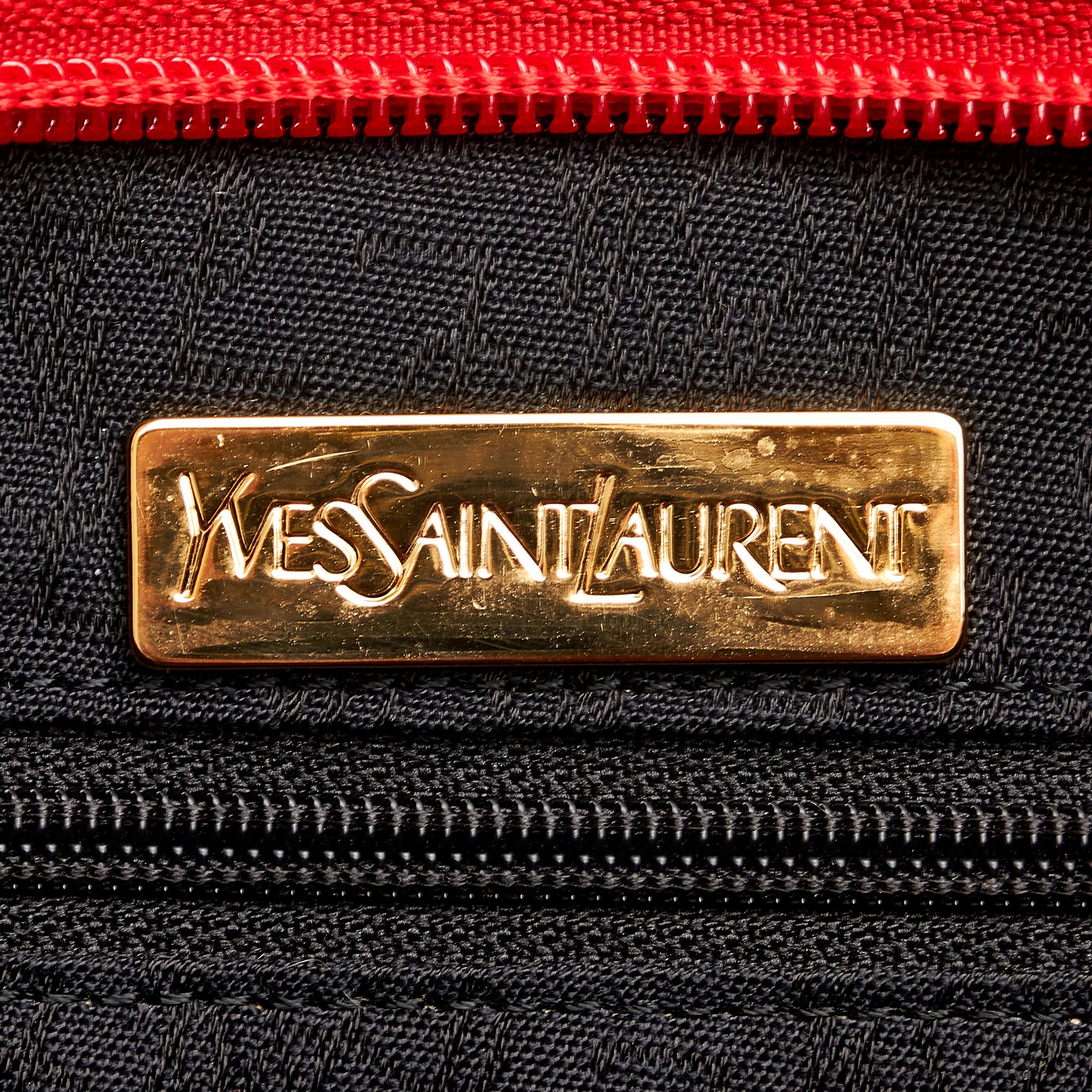 Saint Laurent Canvas Clutch Bag (SHG-31800)