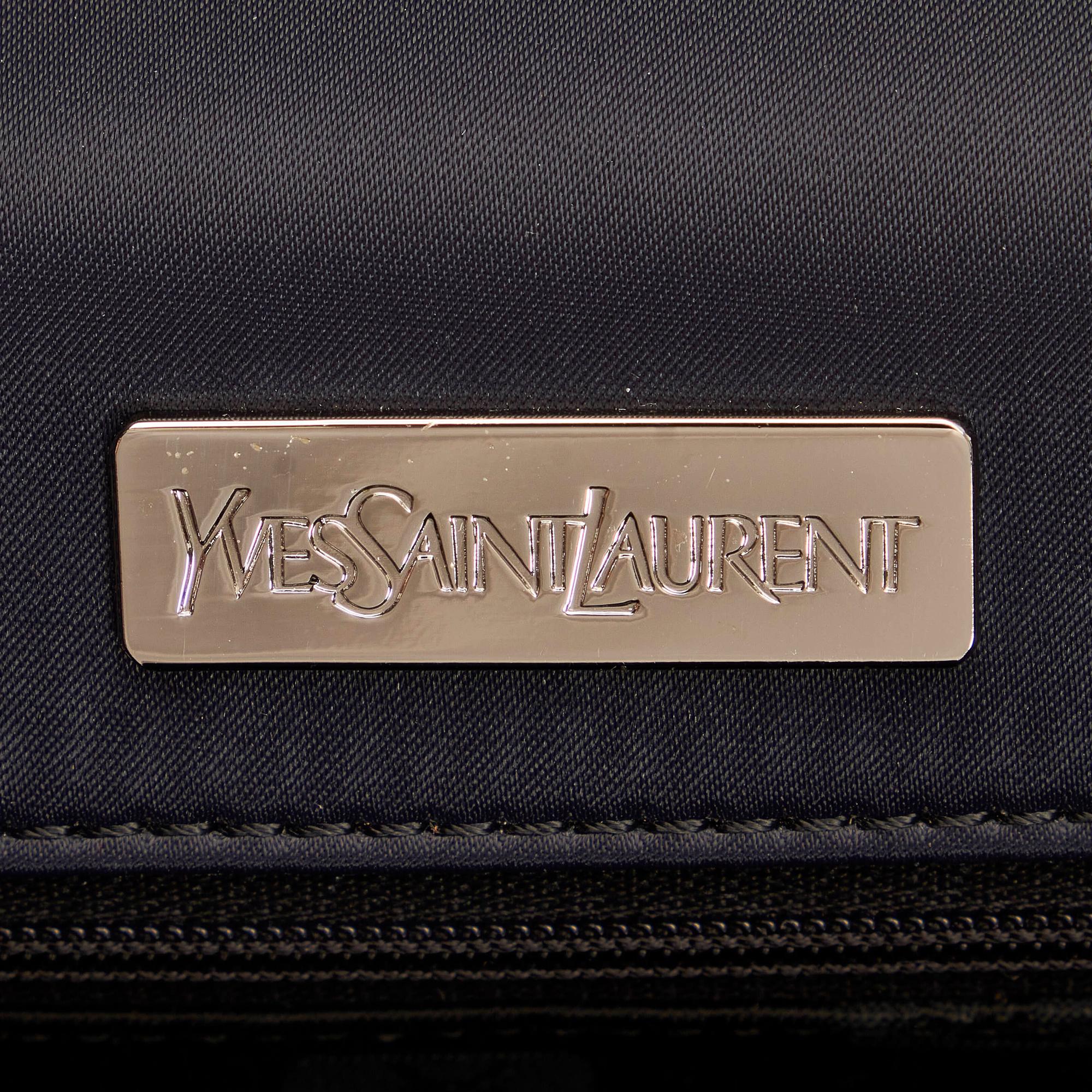 Saint Laurent Canvas Shoulder Bag (SHG-32954)