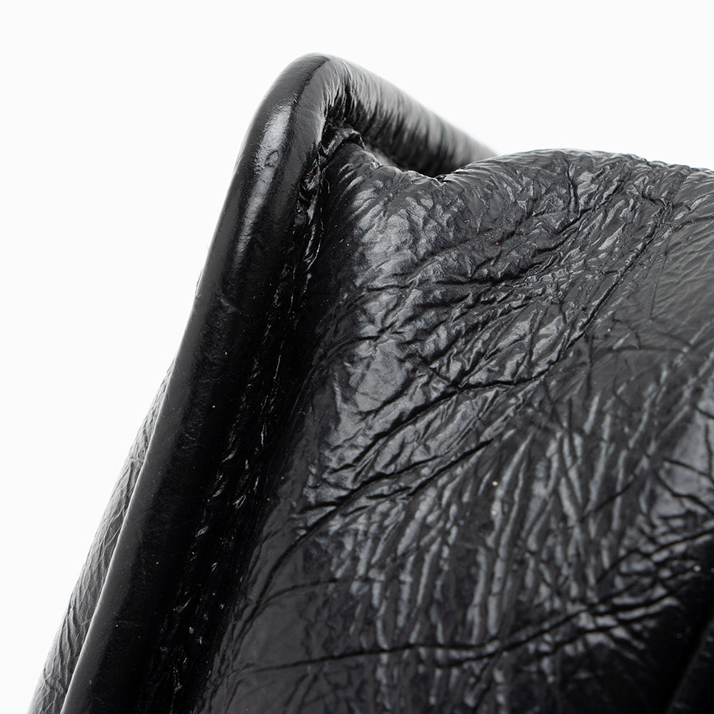 Saint Laurent Crinkled Calfskin Niki Chain Wallet (SHF-18521)