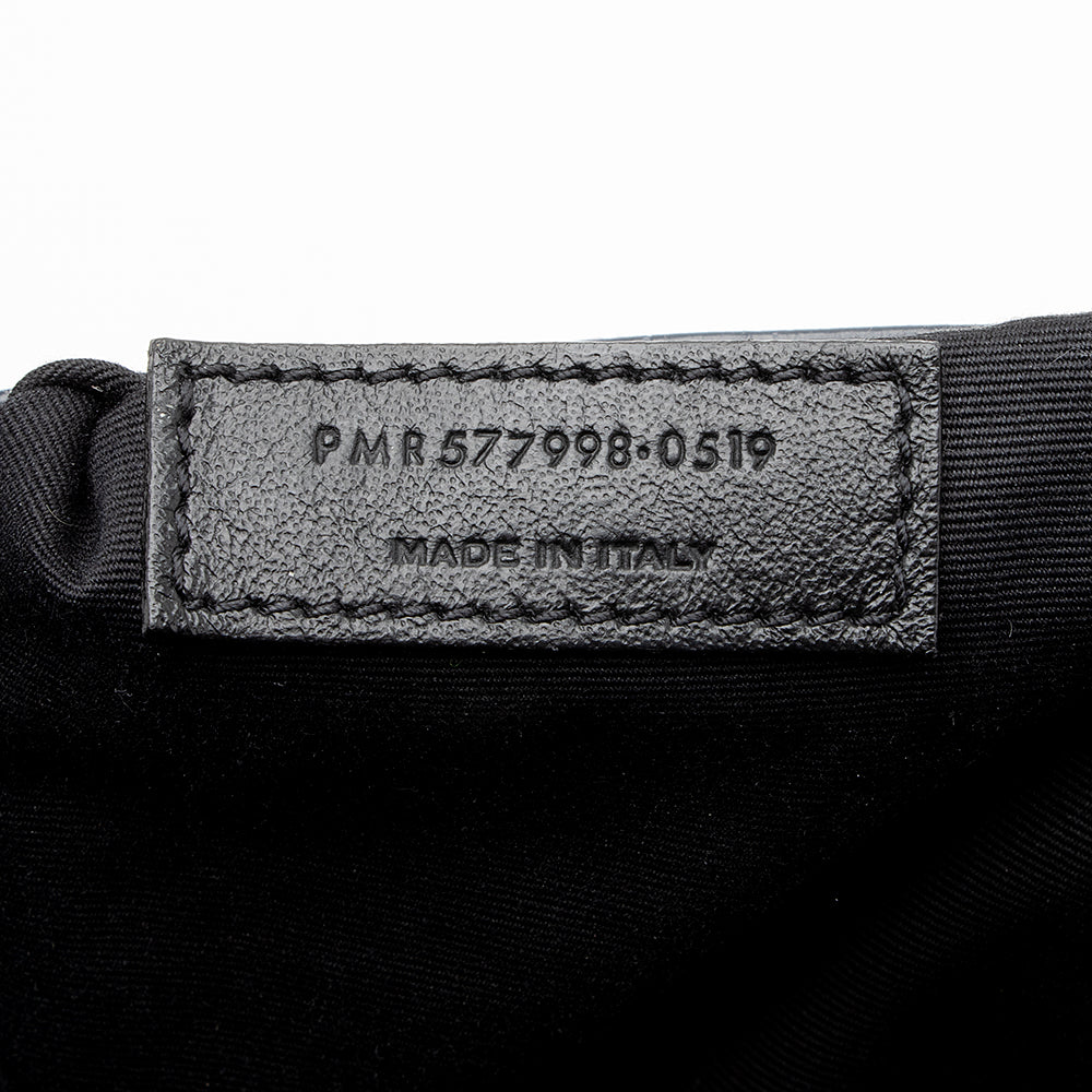 Saint Laurent Crinkled Calfskin Niki Large Shopping Tote (SHF-19423)