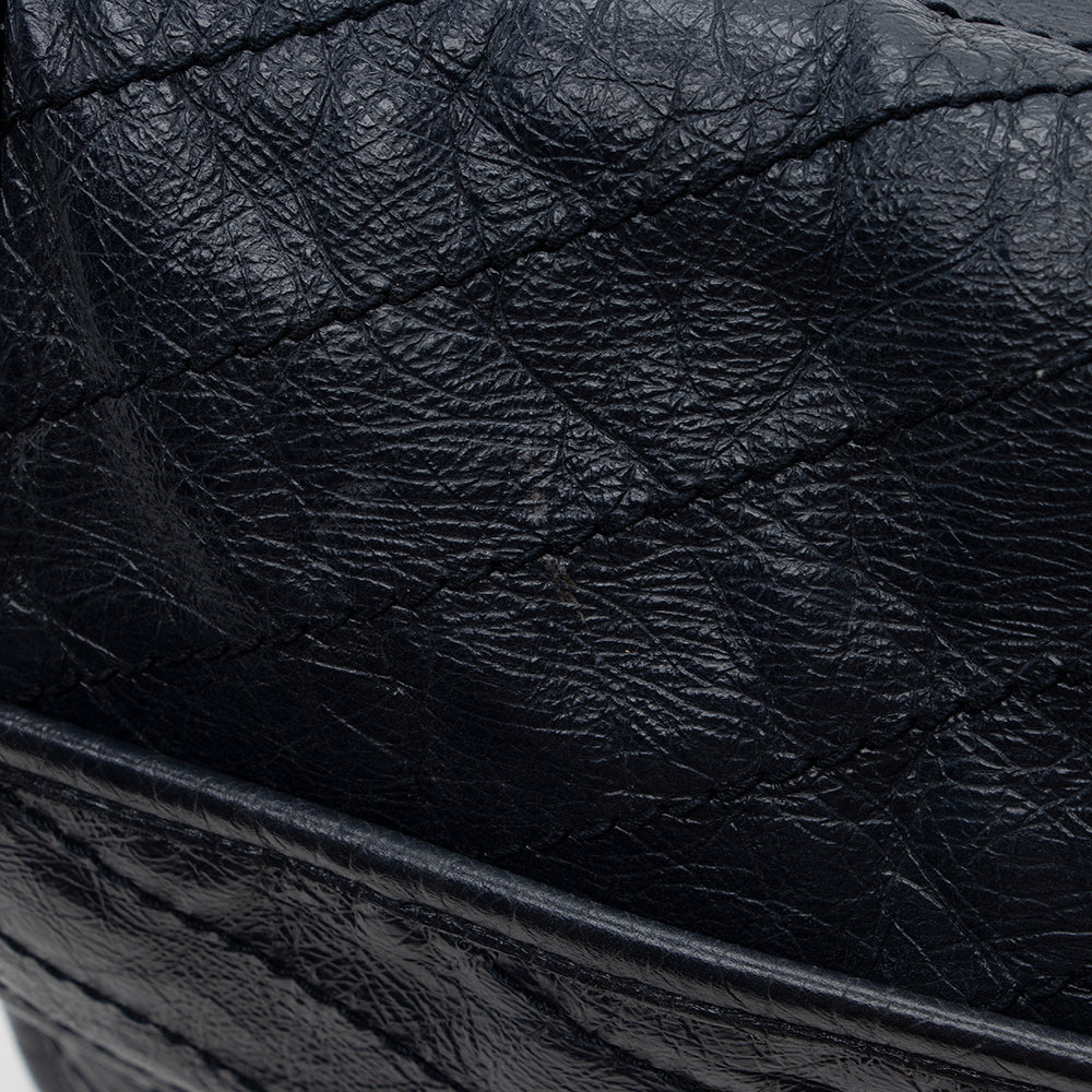 Saint Laurent Crinkled Calfskin Niki Large Shoulder Bag (SHF-14097)