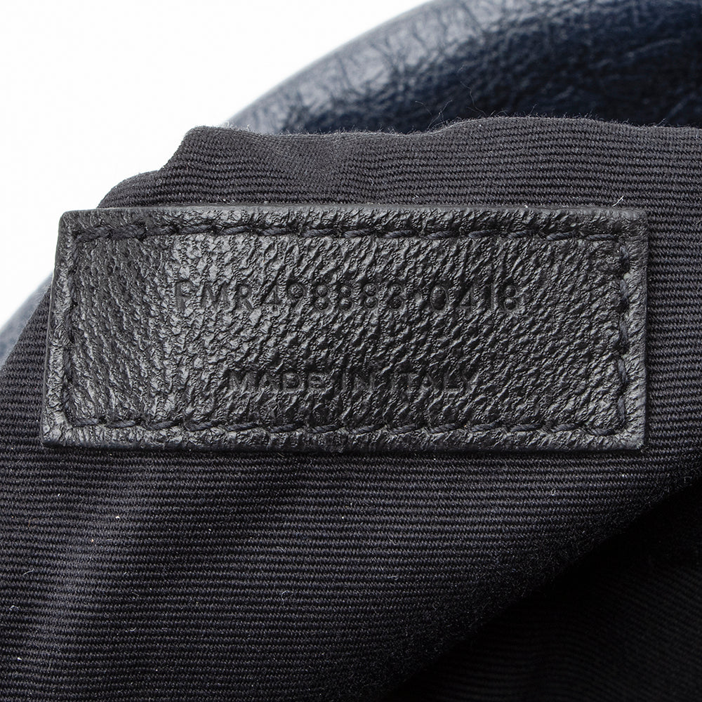 Saint Laurent Crinkled Calfskin Niki Large Shoulder Bag (SHF-14097)