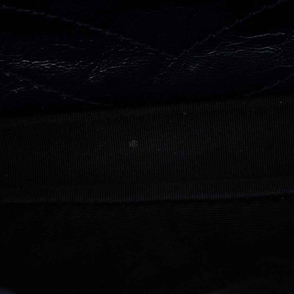 Saint Laurent Crinkled Calfskin Niki Large Shoulder Bag (SHF-14097)