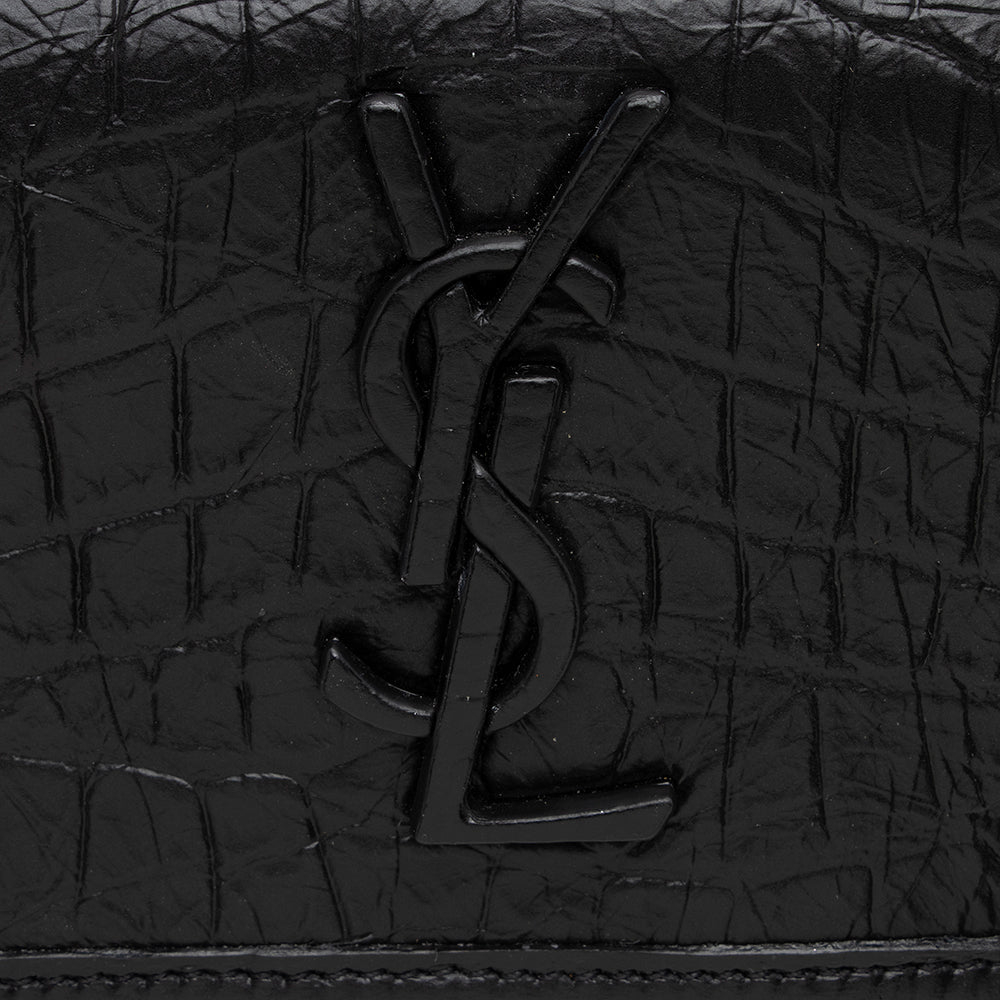 Saint Laurent Croc Embossed Niki Waist Bag (SHF-17121)