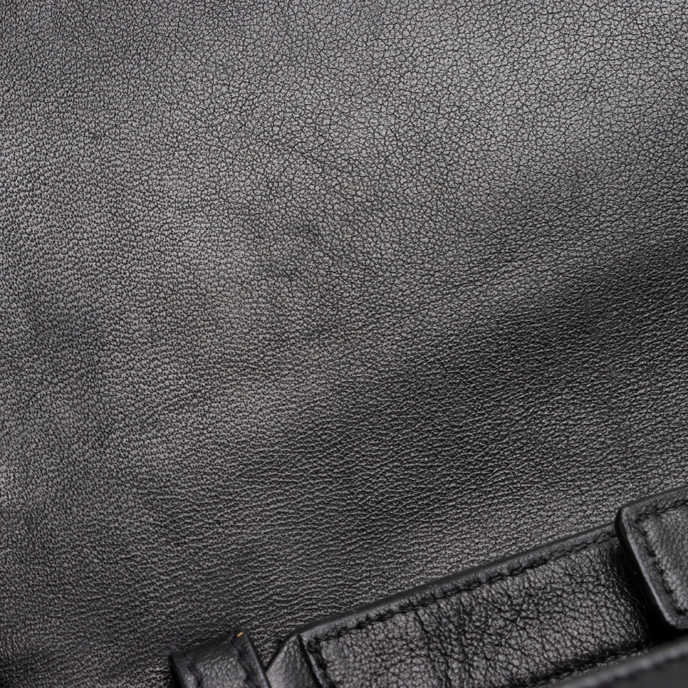 Saint Laurent Diamond Quilted Leather Monogram Angie Small Shoulder Bag (SHF-22533)