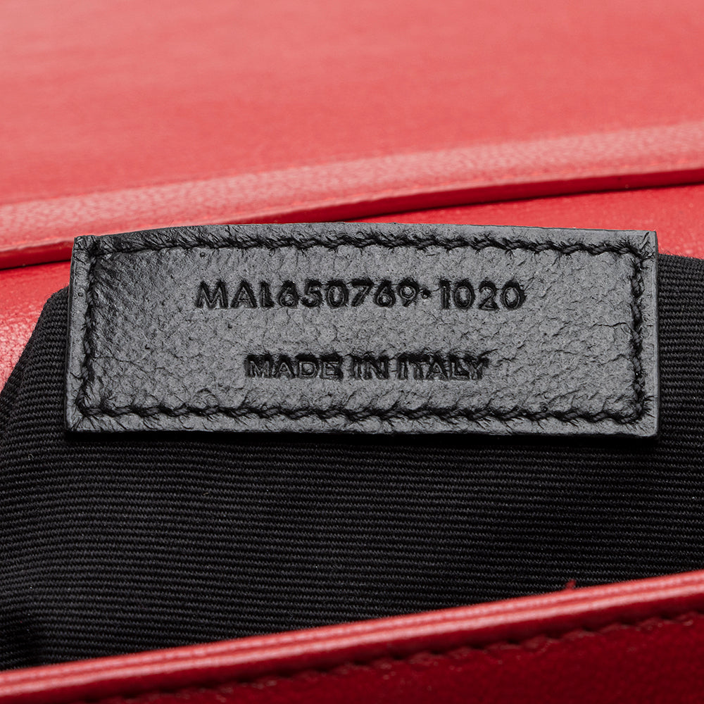 Saint Laurent Diamond Quilted Leather Becky Small Shoulder Bag (SHF-22081)