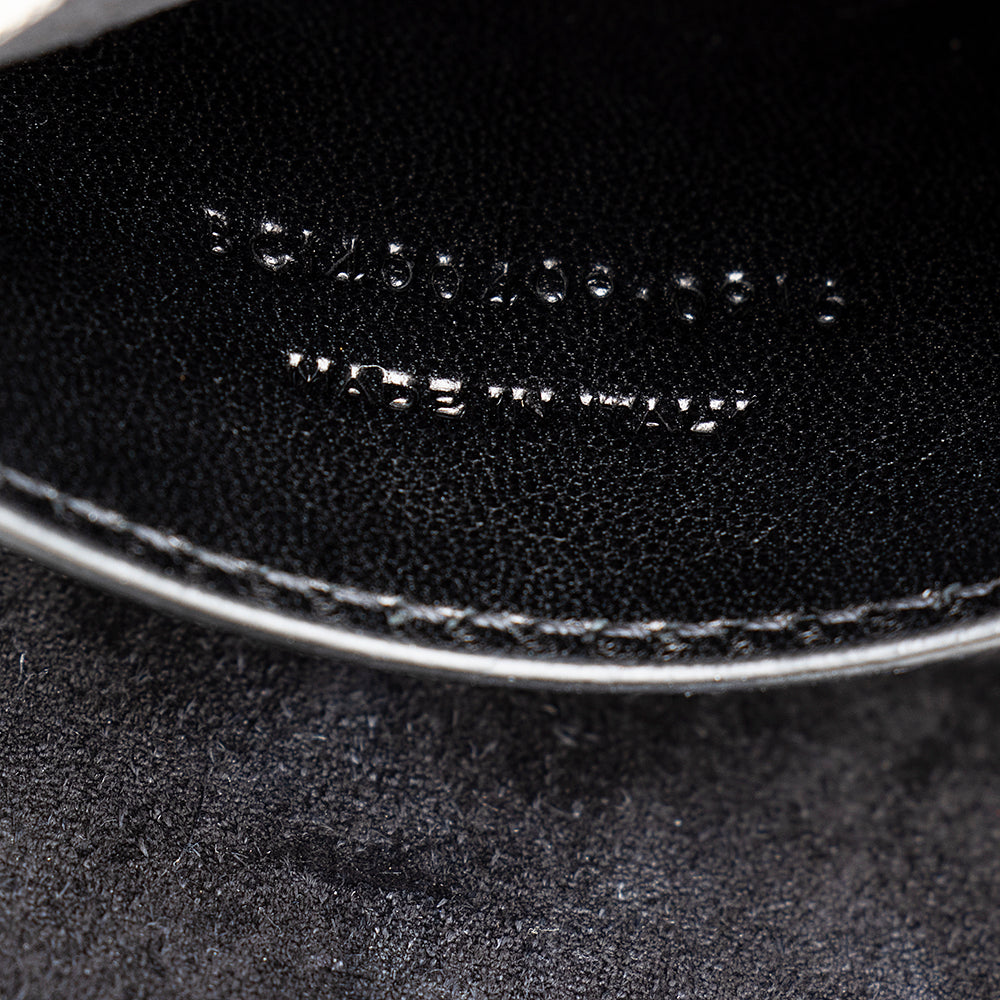 Saint Laurent Metallic Grain de Poudre Classic Kate Clutch (SHF-17619)