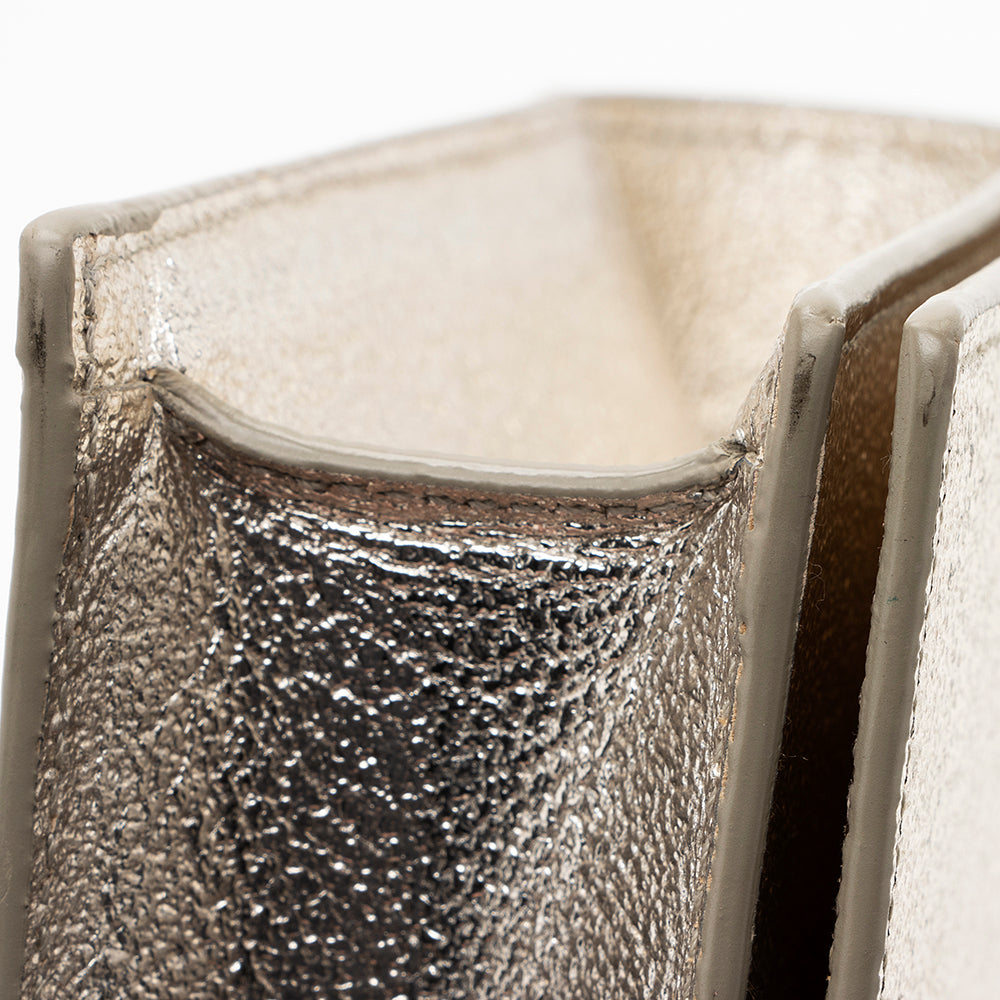 Saint Laurent Metallic Grain de Poudre Classic Kate Clutch (SHF-17619)