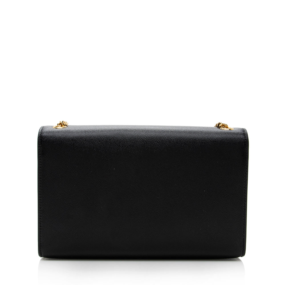 Saint Laurent Grain de Poudre Kate Medium Shoulder Bag (SHF-18033)