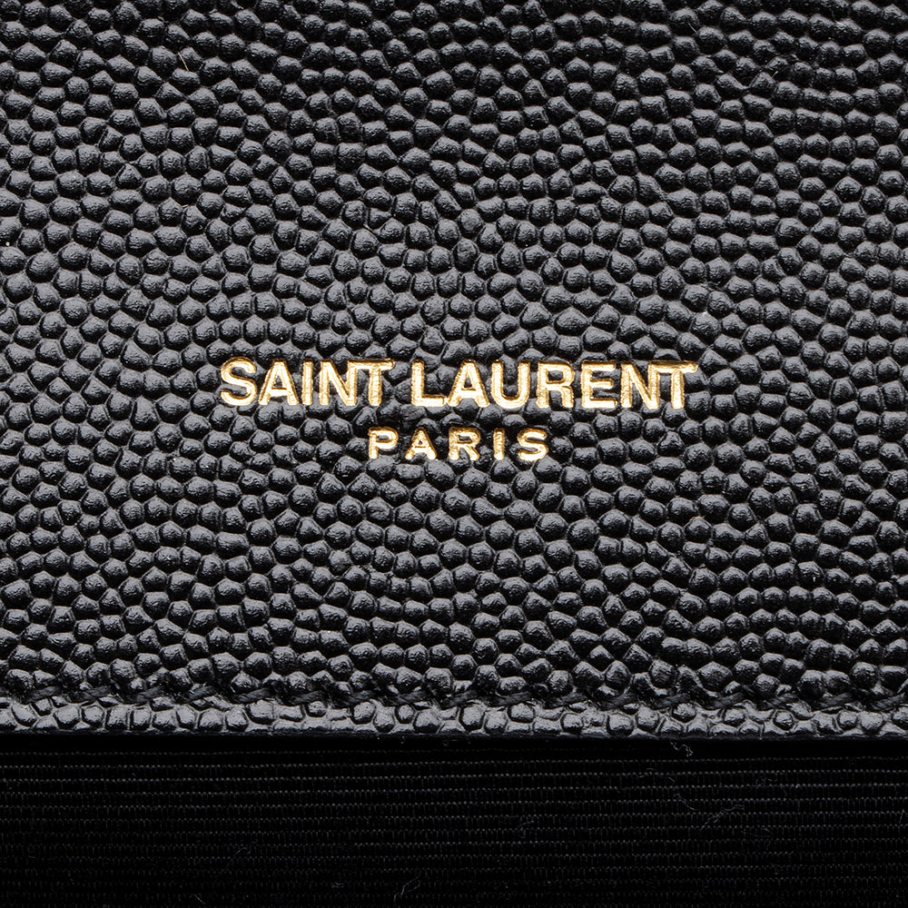 Saint Laurent Grain de Poudre Kate Medium Shoulder Bag (SHF-18033)