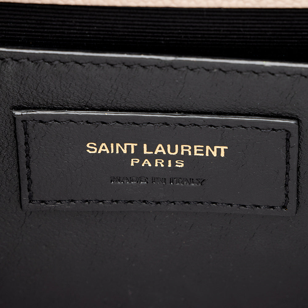 Saint Laurent Grain de Poudre Leather Classic Kate Chain Small Shoulder Bag (SHF-18573)