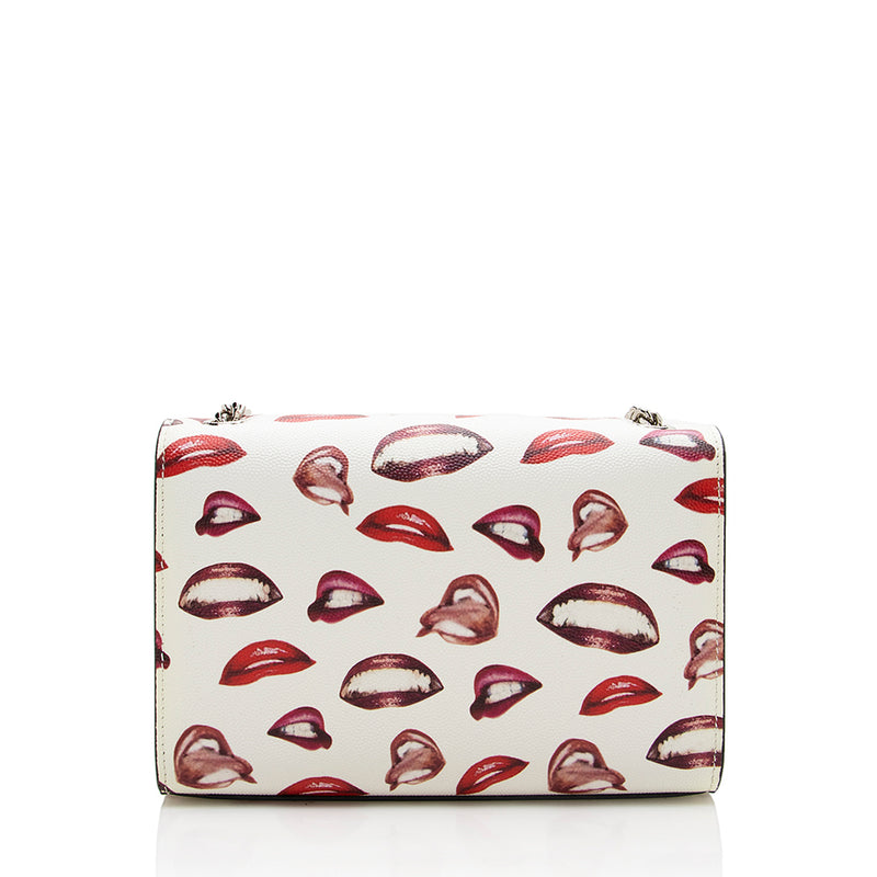 Saint Laurent Grain de Poudre Lips Kate Small Shoulder Bag (SHF-17205)