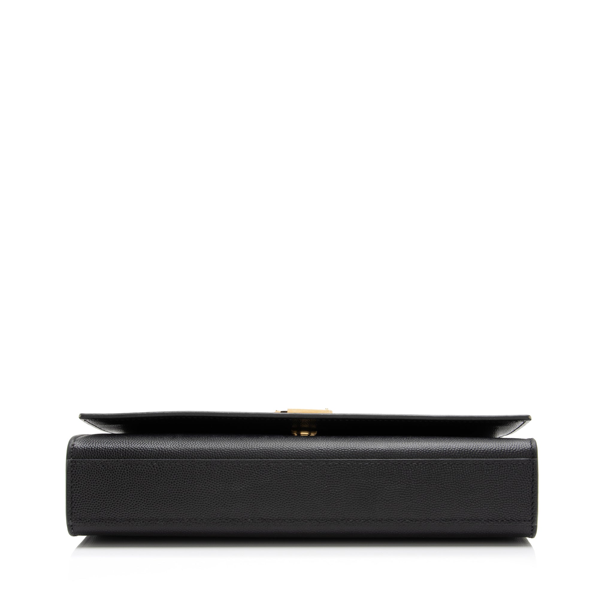 Saint Laurent Grain de Poudre Monogram Kate Chain Medium Shoulder Bag (SHF-rJQIm6)