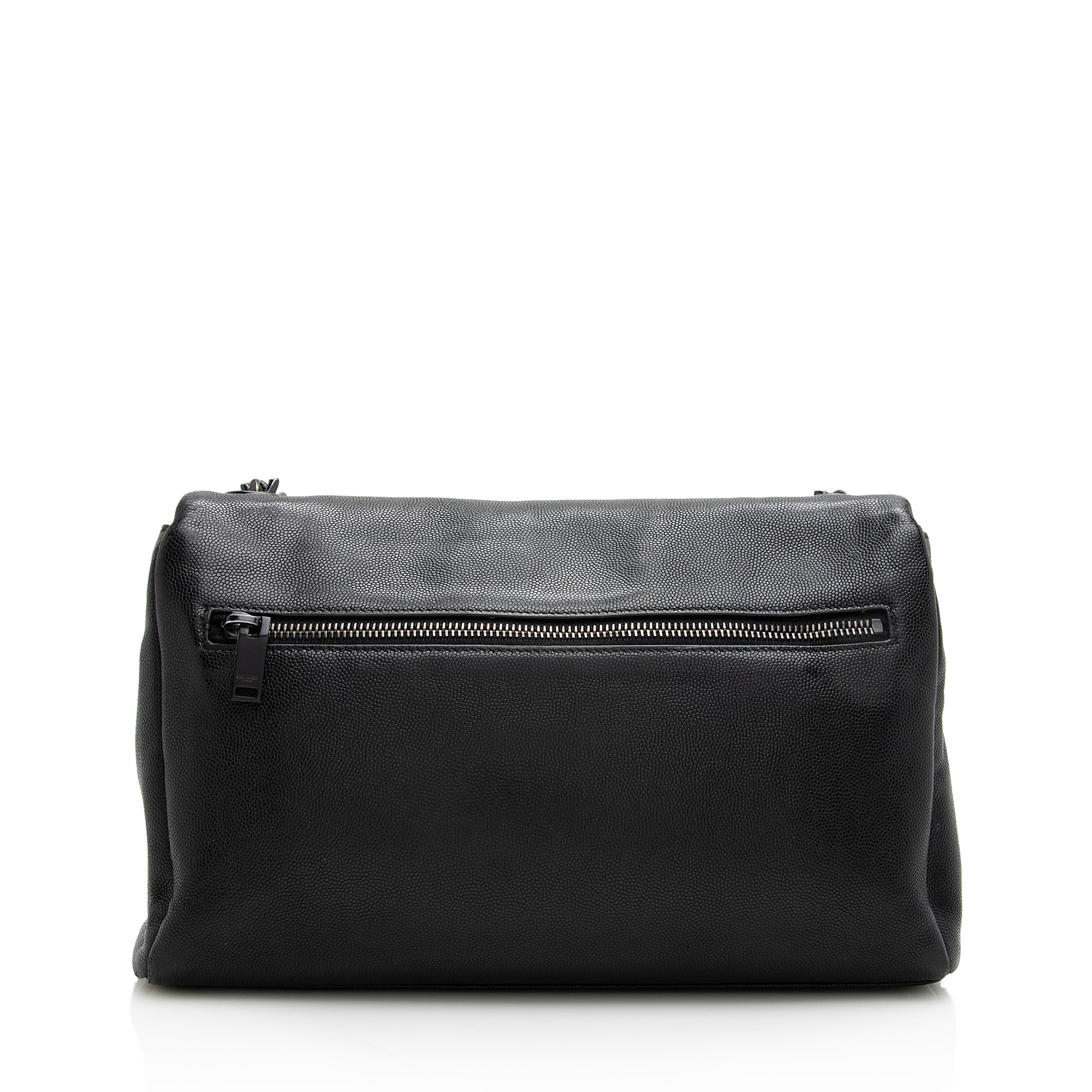 Saint Laurent Grain de Poudre West Hollywood Medium Flap Bag (SHF-22784)