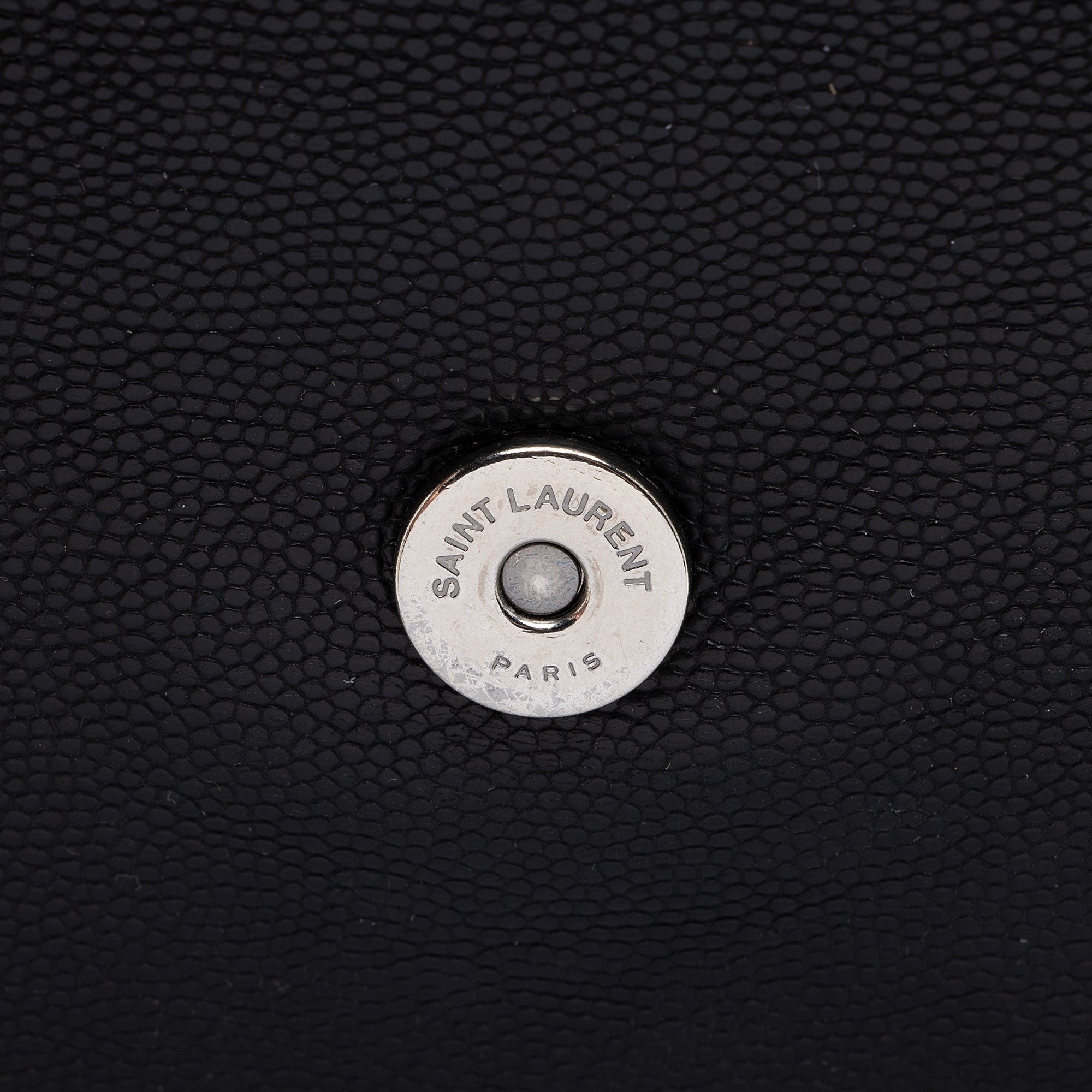 Saint Laurent Grain de Poudre West Hollywood Medium Flap Bag (SHF-22784)