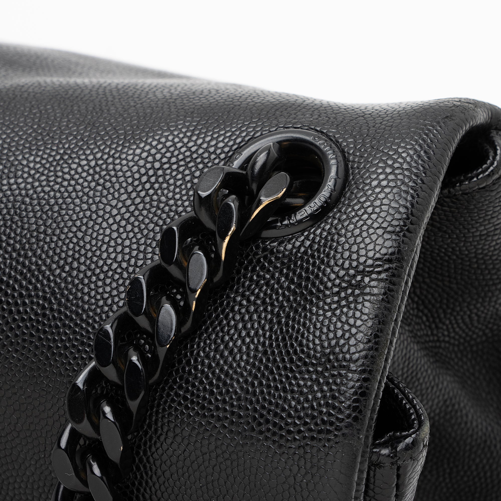 Saint Laurent Grain de Poudre West Hollywood Medium Flap Bag (SHF-22784)