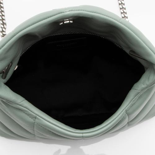 Saint Laurent Lambskin Monogram Puffer LouLou Toy Shoulder Bag (SHF-cAptdi)