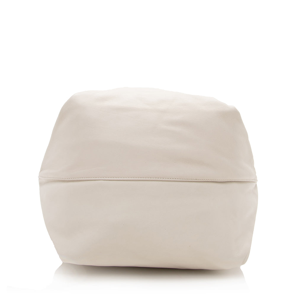 Saint Laurent Leather Harlem Bucket Bag - FINAL SALE (SHF-17153)