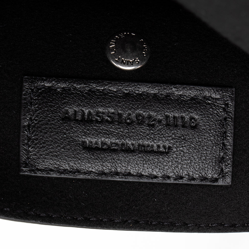 Saint Laurent Leather Harlem Bucket Bag - FINAL SALE (SHF-17153)