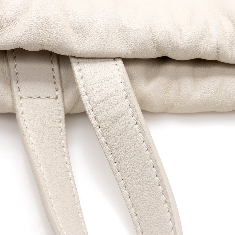 Saint Laurent Leather Harlem Bucket Bag - FINAL SALE (SHF-17153)