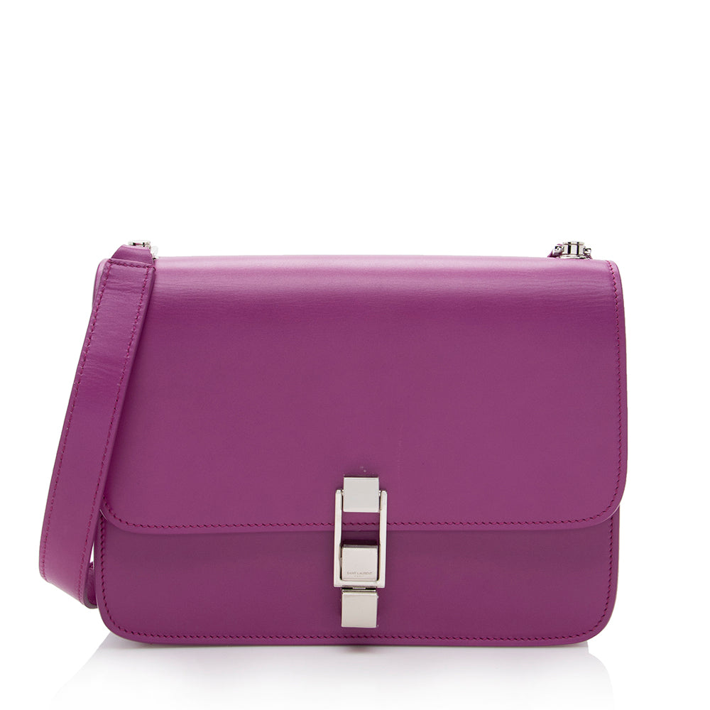 Saint Laurent Leather Le Carre Shoulder Bag (SHF-17856)