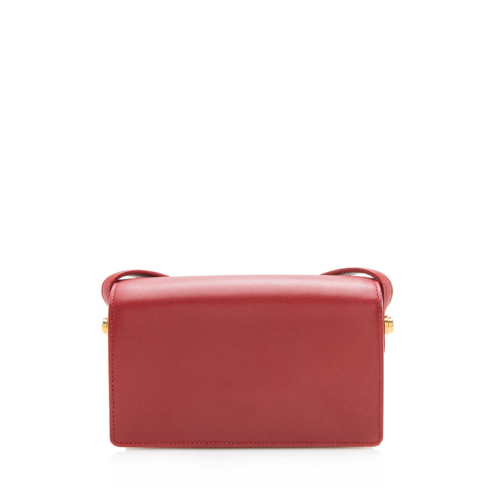 Saint Laurent Leather Lulu Small Shoulder Bag (SHF-12698)