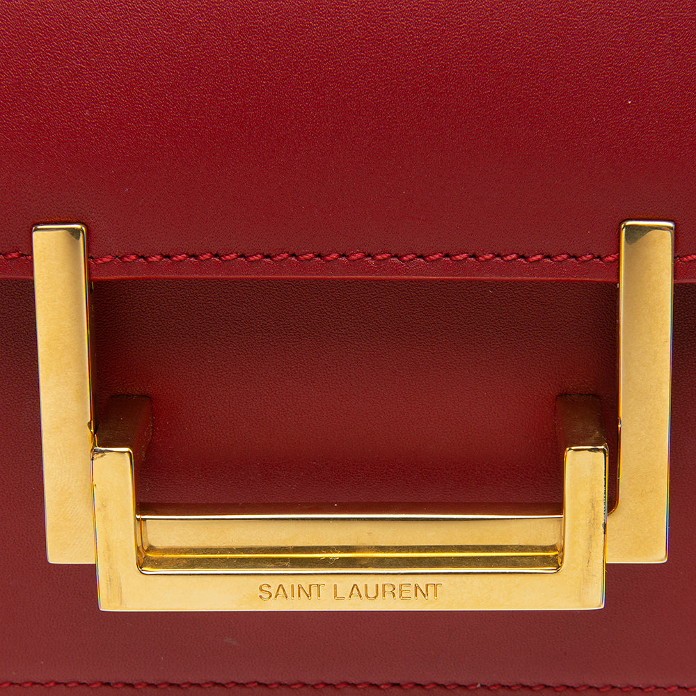 Saint Laurent Leather Lulu Small Shoulder Bag (SHF-12698)