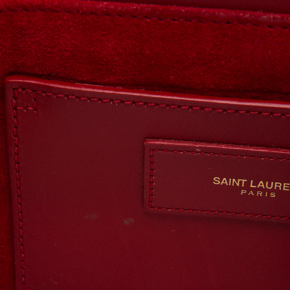Saint Laurent Leather Lulu Small Shoulder Bag (SHF-12698)