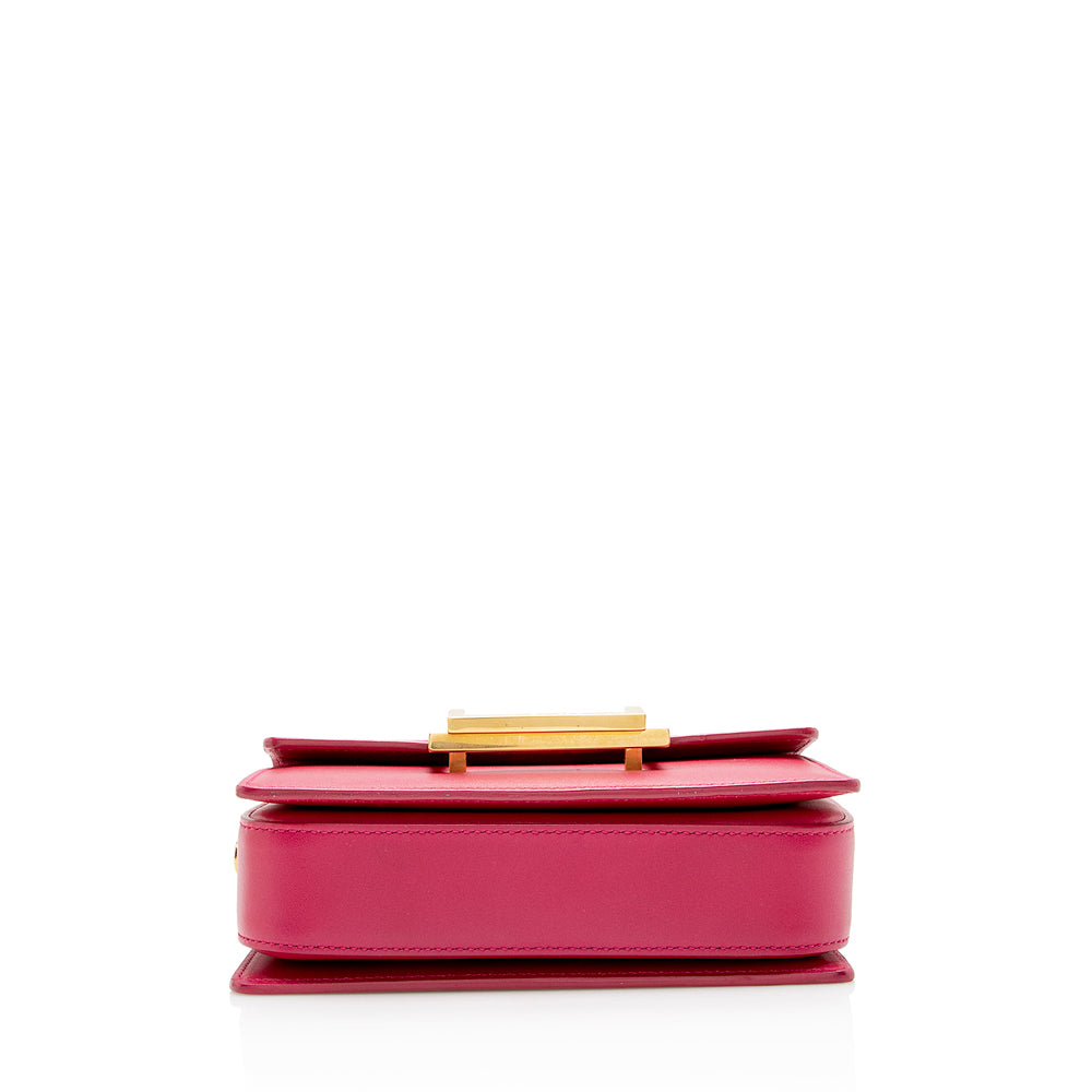 Saint Laurent Leather Lulu Small Shoulder Bag (SHF-15022)