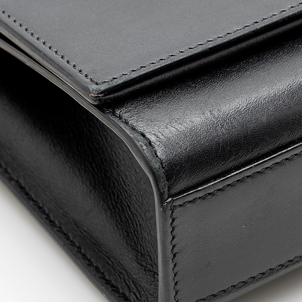 Saint Laurent Leather Monogram Kate Tassel Medium Shoulder Bag - FINAL SALE (SHF-18858)