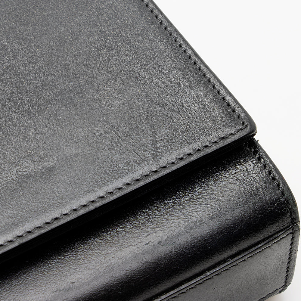 Saint Laurent Leather Monogram Kate Tassel Medium Shoulder Bag - FINAL SALE (SHF-18858)