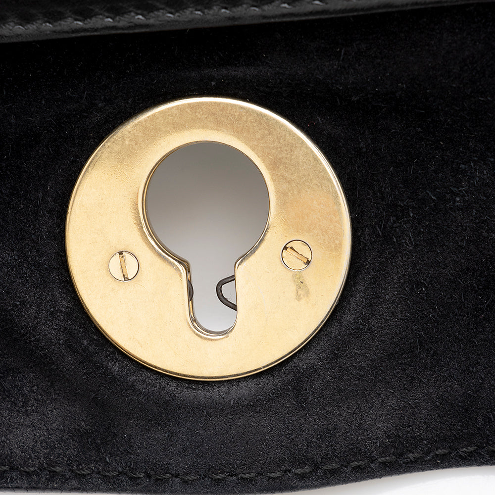 Saint Laurent Leather Muse Two Medium Satchel (SHF-19501)